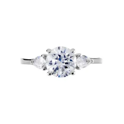 Online Histoire d'Or Bague Giana Or Blanc Oxyde De Zirconium