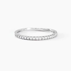 Outlet Histoire d'Or Bague Gizella or blanc diamant