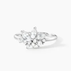 Best Histoire d'Or Bague Glow Up Argent Blanc Oxyde De Zirconium