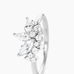 Best Histoire d'Or Bague Glow Up Argent Blanc Oxyde De Zirconium