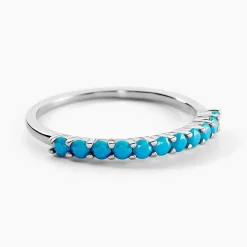 Histoire d'Or Bague Goddess Argent Blanc Turquoise* Bagues|Bagues Fantaisie