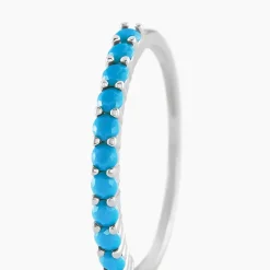 Histoire d'Or Bague Goddess Argent Blanc Turquoise* Bagues|Bagues Fantaisie