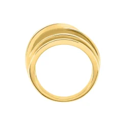 Outlet Histoire d'Or Bague Gold Aura Acier Jaune