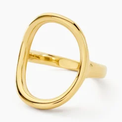 Histoire d'Or Bague Gold Aura Acier Jaune* Bagues|Bagues Sans Pierre