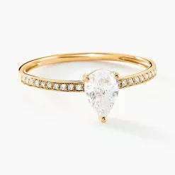 Histoire d'Or Bague Gotam Or Jaune Oxyde De Zirconium