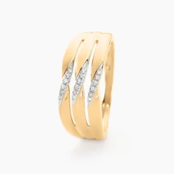 Online Histoire d'Or Bague Grasiella Or Jaune Diamant