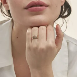 Online Histoire d'Or Bague Grasiella Or Jaune Diamant