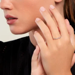 Histoire d'Or Bague Gypsiee Argent Blanc Oxyde De Zirconium