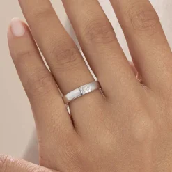 Histoire d'Or Bague Hajila Or Blanc Diamant* Bagues|Bagues Avec Pierre