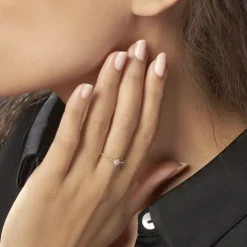 Histoire d'Or Bague Hanadi Or Jaune Diamant* Bagues|Bagues Avec Pierre