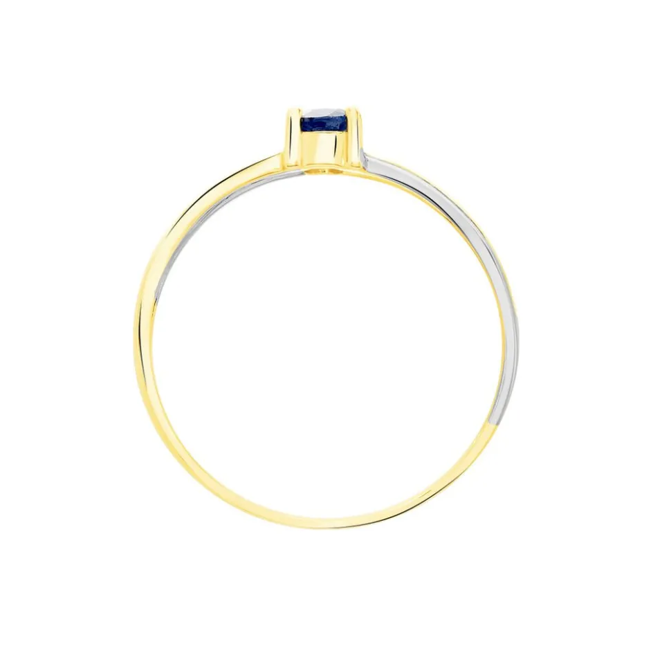 Sale Histoire d'Or Bague Hannah Or Bicolore Saphir