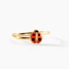 Hot Histoire d'Or Bague Helidie Coccinelle Or Jaune