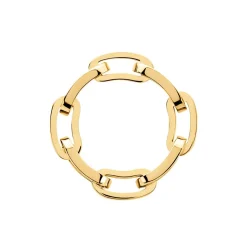 Outlet Histoire d'Or Bague Hera Acier Dore Yonna Forcat Large