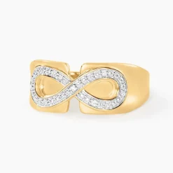 New Histoire d'Or Bague Heracleitus Or Jaune Diamant