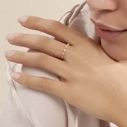 Clearance Histoire d'Or Bague Hestia Or Rose Oxyde De Zirconium