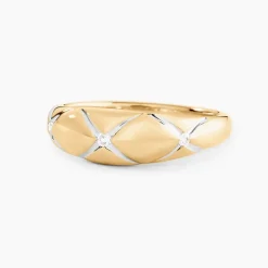 Histoire d'Or Bague Hildreth Or Jaune Diamant