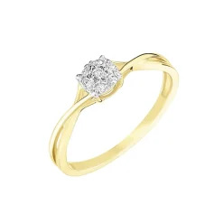 Online Histoire d'Or Bague Imelie Or Jaune Diamant