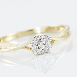 Online Histoire d'Or Bague Imelie Or Jaune Diamant