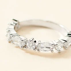 Online Histoire d'Or Bague Indira Argent Blanc Oxyde De Zirconium