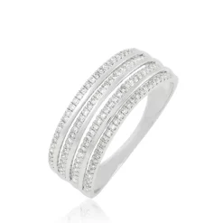 Histoire d'Or Bague Ines Or Blanc Diamant* Bagues|Bagues Avec Pierre