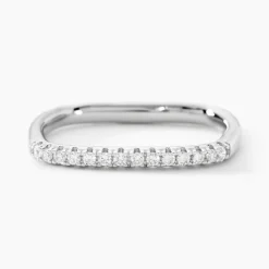 Clearance Histoire d'Or Bague Infini Pop De Zirconium argent blanc oxyde