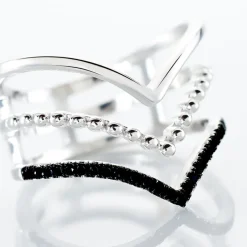 Histoire d'Or Bague Irina Argent Blanc Oxyde De Zirconium* Bagues|Bagues Fantaisie