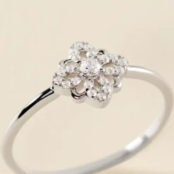 Histoire d'Or Bague Isia Argent Blanc Oxyde De Zirconium