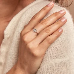 Histoire d'Or Bague Isia Argent Blanc Oxyde De Zirconium