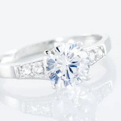 Histoire d'Or Bague Ivonne Or Blanc Oxyde De Zirconium* Bagues|Bagues Avec Pierre