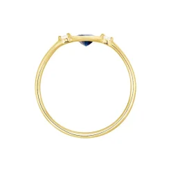Discount Histoire d'Or Bague Jahyna Or Jaune Saphir Et Diamant