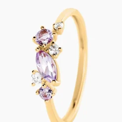 Histoire d'Or Bague Jardin Secret Or Jaune Améthyste* Bagues|Bagues Avec Pierre