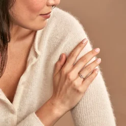 Outlet Histoire d'Or Bague Jardins D'hiver Plaqué Or Jaune Oxyde De Zirconium