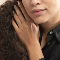 Online Histoire d'Or Bague Jasmyn De Zirconium argent rose oxyde