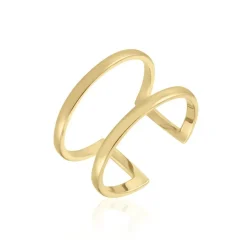 New Histoire d'Or Bague Jennyfera Plaqué Or Jaune