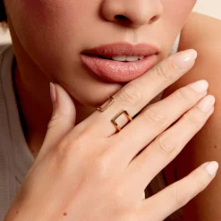 New Histoire d'Or Bague Jennyfera Plaqué Or Jaune