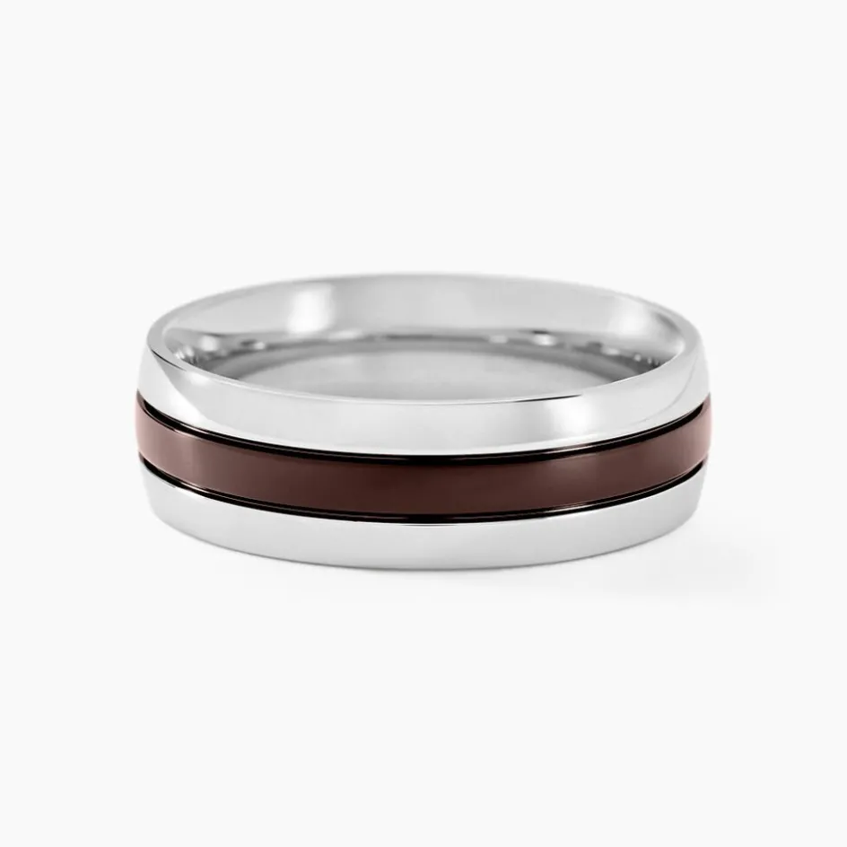 Histoire d'Or Bague John Acier Bicolore* Bagues|Bagues Sans Pierre