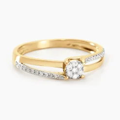 Histoire d'Or Bague Josane Or Jaune Diamant* Bagues|Bagues Avec Pierre