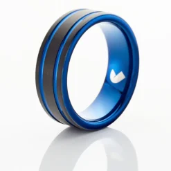 JOURDAN Bague Homme Bada Tungstene Noir