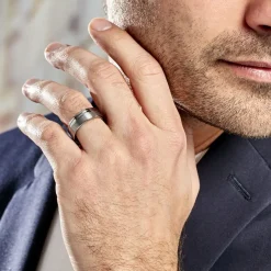 Clearance JOURDAN Bague Jume Tugstene Blanc