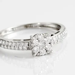 Histoire d'Or Bague Julia Platine Blanc Diamant* Bagues|Bagues Avec Pierre