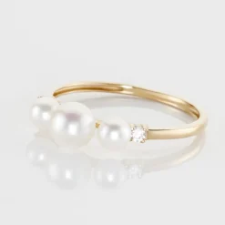 Sale Histoire d'Or Bague Jwan Or Jaune Perle De Culture