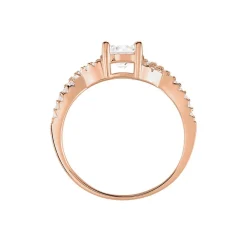 Histoire d'Or Bague Karin Argent Rose Oxyde De Zirconium* Bagues|Bagues Fantaisie