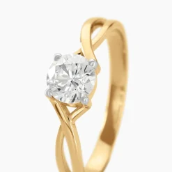 Histoire d'Or Bague Karlena Or Jaune Oxyde De Zirconium* Bagues|Bagues Avec Pierre