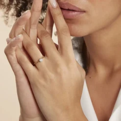 Histoire d'Or Bague Karlena Or Jaune Oxyde De Zirconium* Bagues|Bagues Avec Pierre