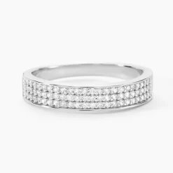 Histoire d'Or Bague Kaycee Argent Blanc Oxyde De Zirconium