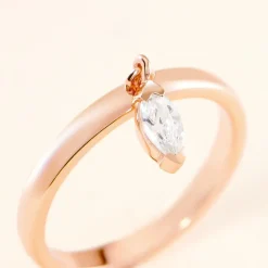 Hot Histoire d'Or Bague Kenta Argent Rose Oxyde De Zirconium