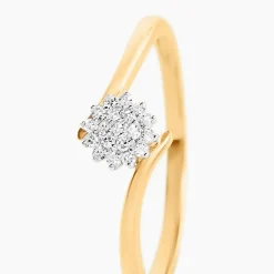Hot Histoire d'Or Bague Kimberleigh Or Jaune Diamant