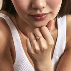 Clearance Histoire d'Or Bague Kurt Plaqué Or Jaune Oxyde De Zirconium plaqué or jaune oxyde champagne