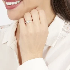 Histoire d'Or Bague Kuta Or Blanc Diamant* Bagues|Bagues Avec Pierre