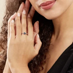 Histoire d'Or Bague Laldilon Argent Blanc Oxyde De Zirconium